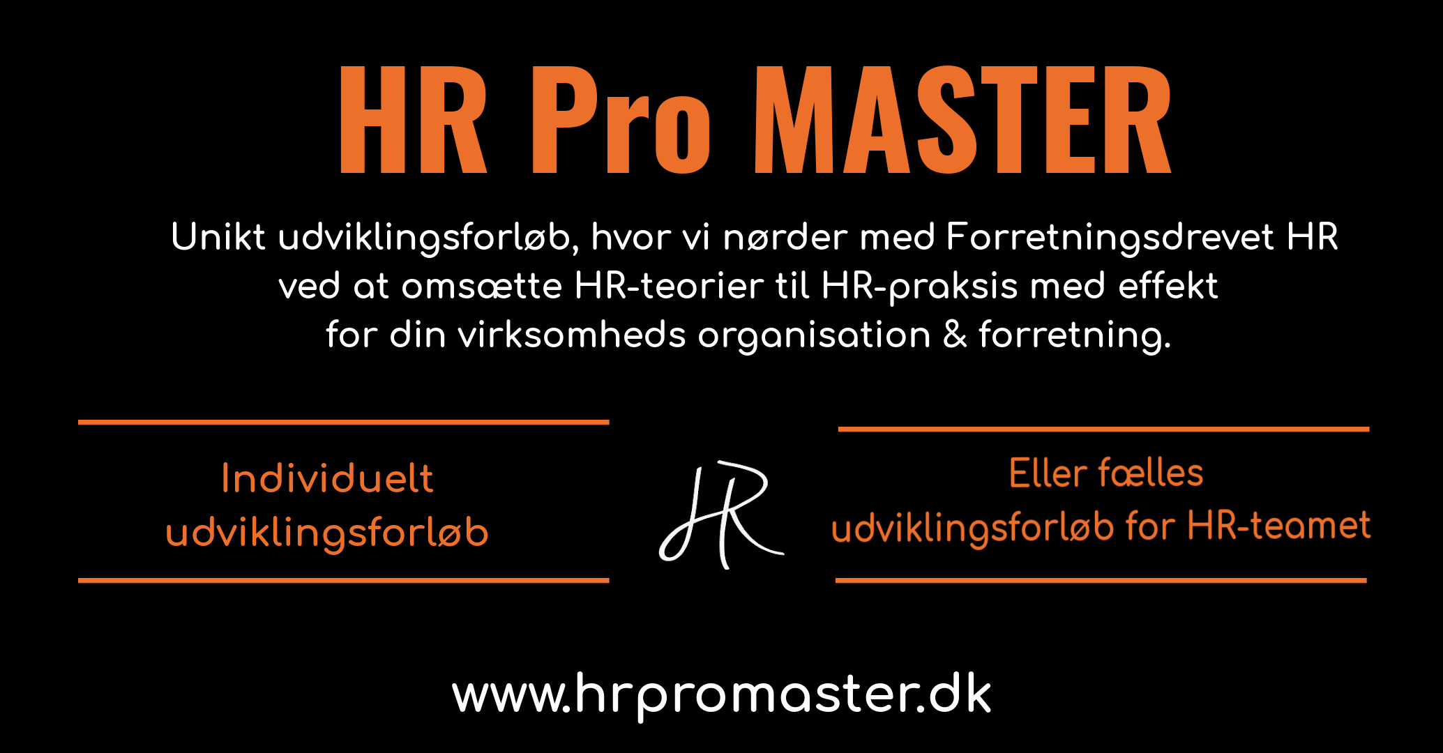 HR Pro MASTER - Forretningsdrevet HR med Gitte Mandrup