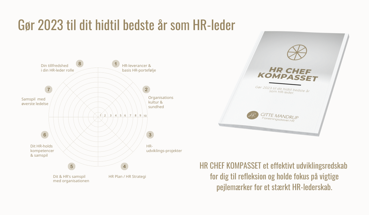 sekvens til stede gaben HR Chef - Stærkt HR-lederskab med Strategisk HR - kvit & frit